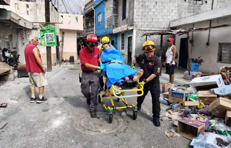 Descarga eléctrica provoca incendio en sudadera y lesiones a hombre en Monterrey