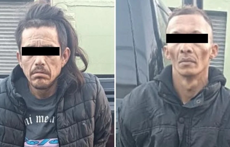 Detienen a 2 hombres por intentar agredir a policías de Monterrey
